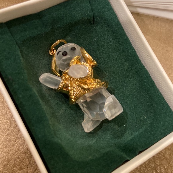 Vintage SWAROVSKI Crystal Memories puppy Pendant - Picture 3 of 5